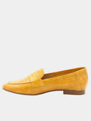 Leather loafers - Yellow