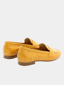 Leather loafers - Yellow