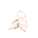 ALBANO - Ballerines plates en cuir - Ivoire