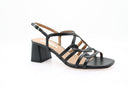 ALBANO - Sandalen met vierkante hak en middelhoge hak - Zwart