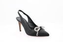ALBANO - Escarpins Slingback - Noir