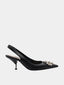 ALEXANDER MCQUEEN - Pearl Patch Sling - Black/Silver