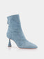 AQUAZZURA - Amore 75 Bottie - Denim blue 