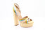 AQUAZZURA - So Sundance 85 Sandal - Beige/Arc-en-ciel