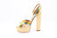 AQUAZZURA - So Sundance 85 Sandal - Beige/Arc-en-ciel