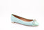 AQUAZZURA - Parisina Crystal Ballet - Bleu Turquoise