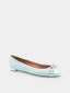 AQUAZZURA - Parisina Crystal Ballet - Bleu Turquoise