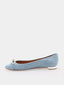 AQUAZZURA - Parisina Crystal Ballet - Blauw