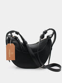 Sac bandoulière style sacoche  - Noir