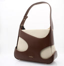 Sac à main - Marron & Blanc