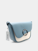 Sac à main style rétro - Bleu & Blanc