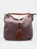 Handbag - Purple &amp; Green