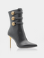 BALMAIN - Alma Boots - Black and Gold 