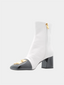 BALMAIN - Edna Ankle Boots - White