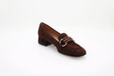 BIANCA DI - Mocassins (2,5 cm hak) - Donkerbruin