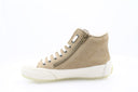 CANDICE COOPER - Baskets montantes en cuir - Beige