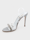 Sandalen met hak - Zilver