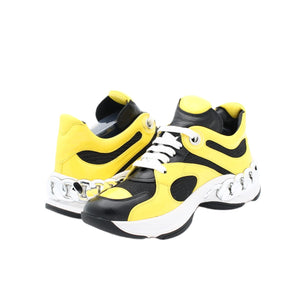 CASADEI® - Dynamic Baskets en cuir - Jaune & Noir