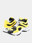 CASADEI® - Dynamische leren sneakers - Geel &amp; Zwart