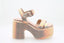 CASADEI - Mermaid Telato Talon 7cm - Goldpink