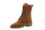 CHLOE - Edith Laceup Boots - Camel