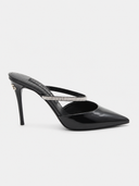 Leren pumps - Zwart
