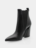 Patent leather ankle boots - Black