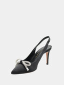 Slingback Pumps - Black