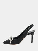 Slingback Pumps - Black