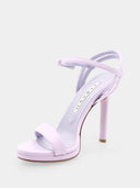 Sandalen met hak - Lavendel