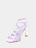 Sandalen met hak - Paars