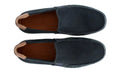 Herenschoenen van nubuckleer - Marineblauw