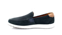 Herenschoenen van nubuckleer - Marineblauw