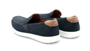 Herenschoenen van nubuckleer - Marineblauw