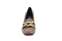 Heeled loafers (7cm) - Brown