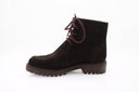 Kivabia Leather Ankle Boot - Dark Brown