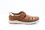  baskets ouvertes Fluchos Kai Kodiak en cuir brun, chaussures Fluchos Kai Kodiak avec scratch et semelle blanche, baskets respirantes Fluchos Kai Kodiak marron, chaussures confortables en cuir Fluchos