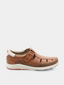  baskets ouvertes Fluchos Kai Kodiak en cuir brun, chaussures Fluchos Kai Kodiak avec scratch et semelle blanche, baskets respirantes Fluchos Kai Kodiak marron, chaussures confortables en cuir Fluchos