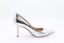 GIANVITO ROSSI - Pointy Pump Tacco 85 - Argenté