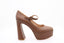 GIANVITO ROSSI - Escarpins Marie-Jane 70 - Brun