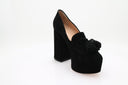 GIANVITO ROSSI - 70 velvet platform sandals - Black