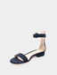 GIANVITO ROSSI - Portofino 20 Suede - Navy Blue