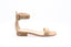 Sandales GIANVITO ROSSI Portofino 20 Camel en suède avec bride cheville