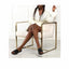 Sandales plates pour Femmes en cuir à logo 4G embossé noir GIVENCHY
