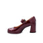 IL BORGO FIRENZE - Chaussures Femmes Mary Jane en cuir verni - Bordeaux