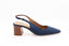 LODILOVE - Escarpin Nobuck - Bleu foncé