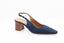 LODILOVE - Escarpin Nobuck - Bleu foncé