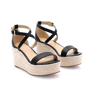 MICHAEL KORS® - Sandales plateforme compensé en cuir - Serena Wedge