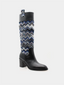 MISSONI - Sophic Boot Chevron Wave - Blue and Black 