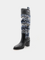 MISSONI - Sophic Boot Chevron Wave - Blue and Black 